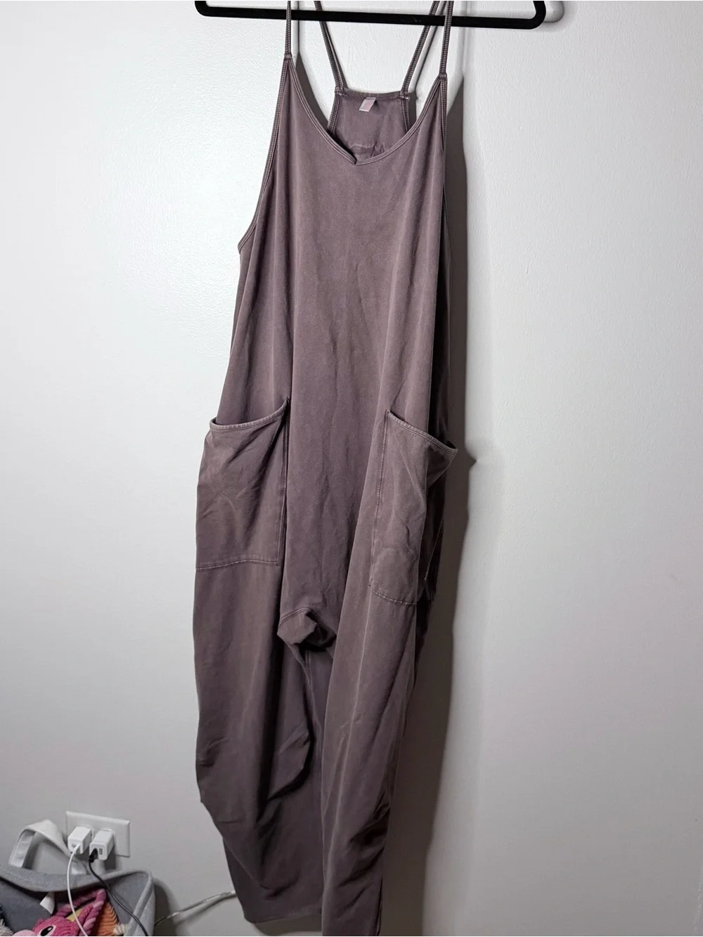 Relaxed Brown Free People Hotshot Women's Sleeveless Jumpsuit with Pockets